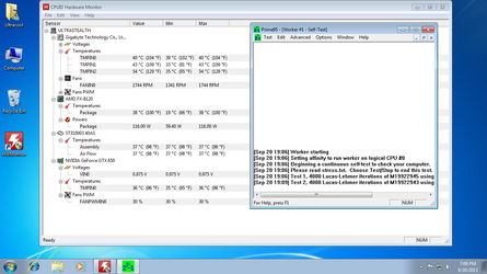 HWmonitor while prime95 running at stock BIOS setting CPU (2.81ghz).png