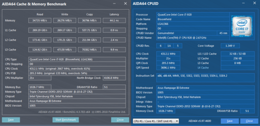 i7-920 @4.3GHz DDR3-2050C8 aida bench CPUID.PNG
