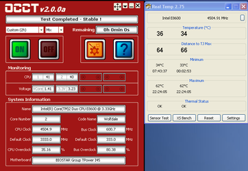 TPower I45 E8600 600FSB DDR2-1200 OCCT.png