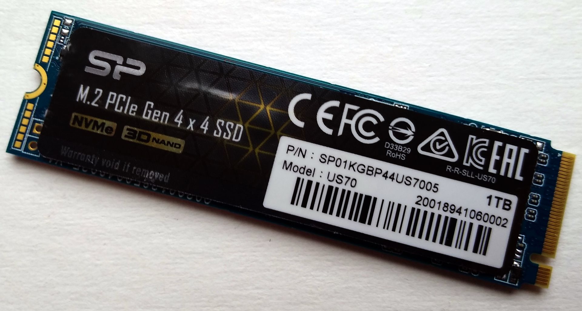 Silicon Power US70 PCIe Gen 4x4 SSD Review - Overclockers